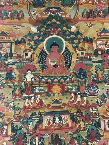 Buddhistisches thangka buddha - thangka,
