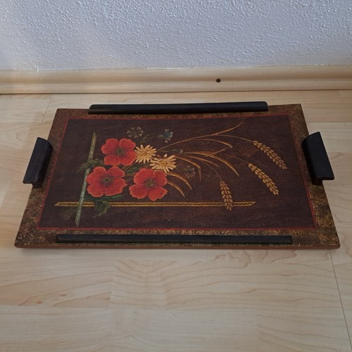 Altes tablett bild aus - aus, holz