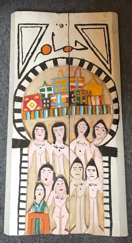 Folk art naive kunst othman - folk,