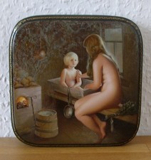 Lackmalerei, Lackschatulle. In