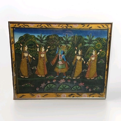 Indien krishna gopi malerei - gopi,
