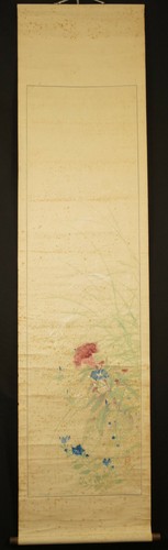 Blumen japanisches rollbild - japanisches,