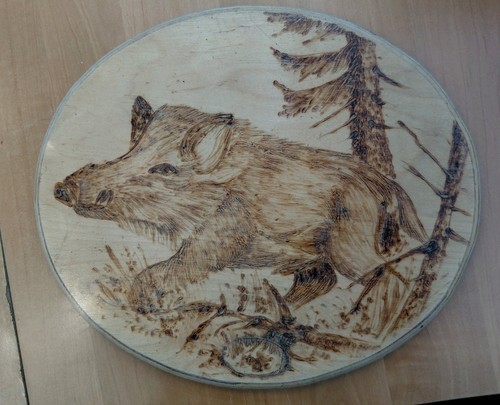 Wildschwein wandkunst - wildschwein,