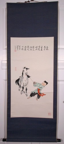 Chinesisches rollbild - chinesisches,