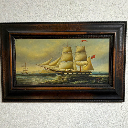 Gerahmtes gemälde dover - gerahmtes,