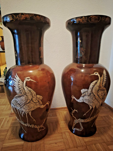 Baluster vase lackvase - vase,