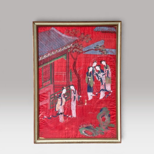 Chinesische seidenmalerei - chinesische,