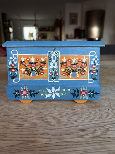 Vintage holz schatulle holzbox - holz,