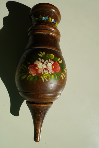 Wandvase aus holz mit - aus,