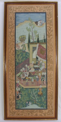 Mogul seiden gemälde - seiden,