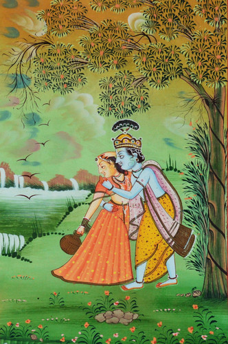 Feine indische malerei tempera - feine,
