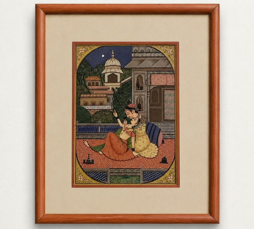 Indische miniaturmalerei auf - indische,